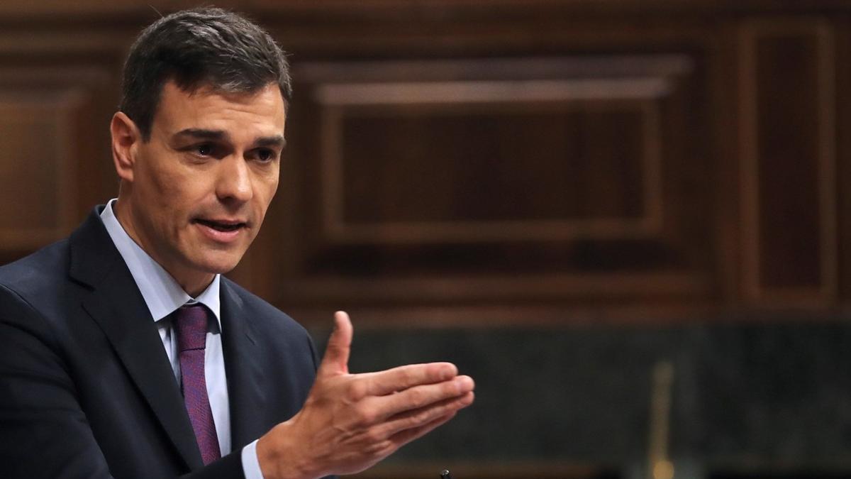 Pedro Sánchez en el Congreso