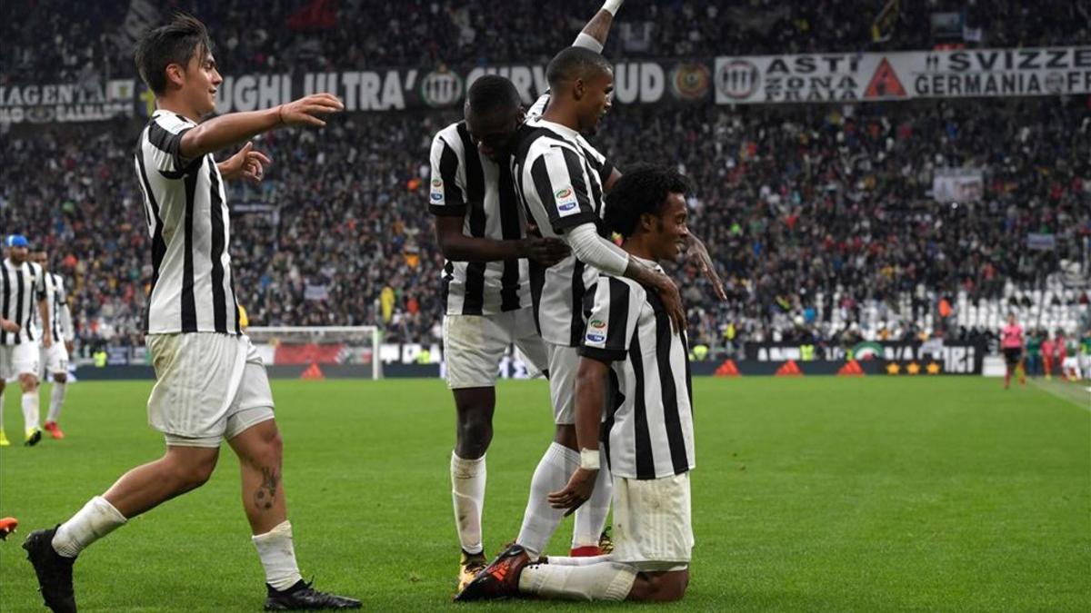 Cuadrado le dio el triunfo a la Juventus