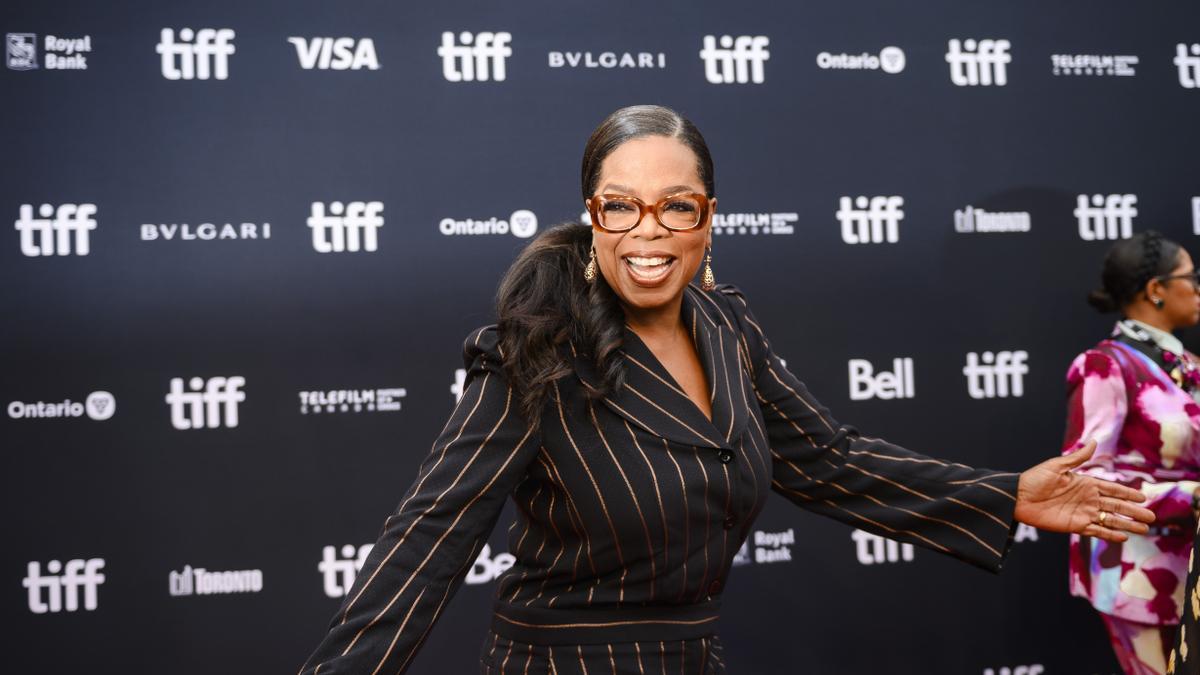 Oprah Winfrey, Moderatorin aus den USA, kommt zur Filmvorführung von «A Jazzman&#039;s Blues» während des Toronto International Film Festival an.