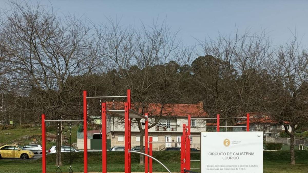 El parque de calistenia de Lourido ya es una realidad | FDV