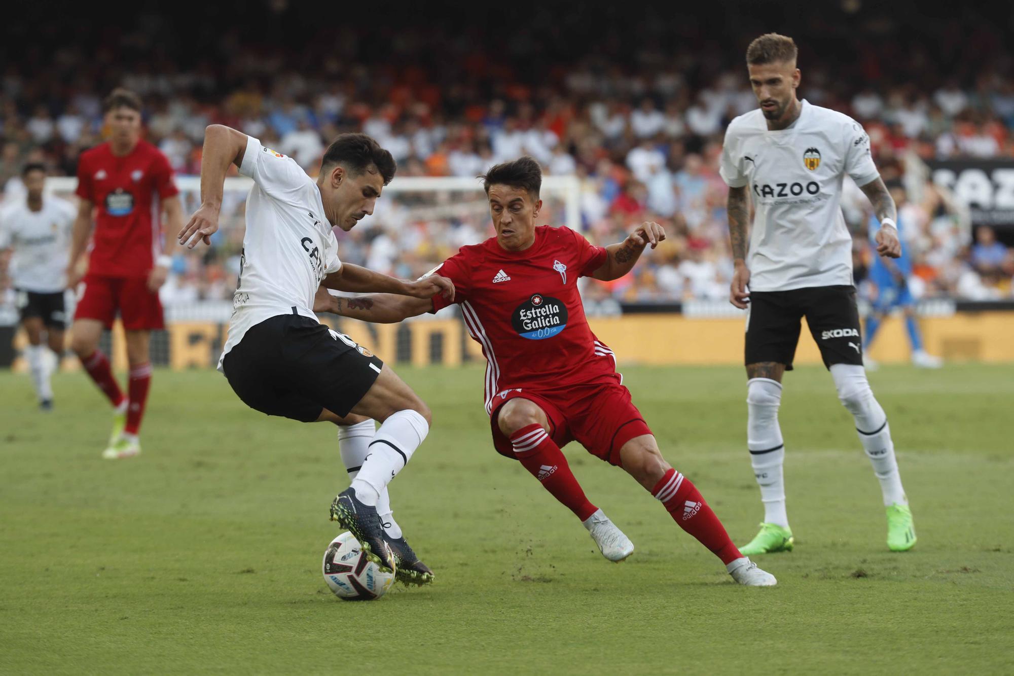 La victoria del Valencia CF ante el Celta de Vigo, en imágenes