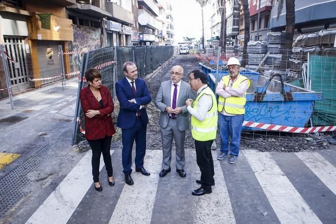 Obras para la peatonalización completa de la calle Luis Morote