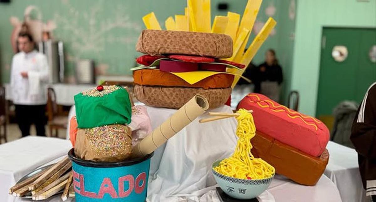 Decoración para las jornadas gastronómicas. | ESCUELA DE HOSTELERÍA DE HUESCA