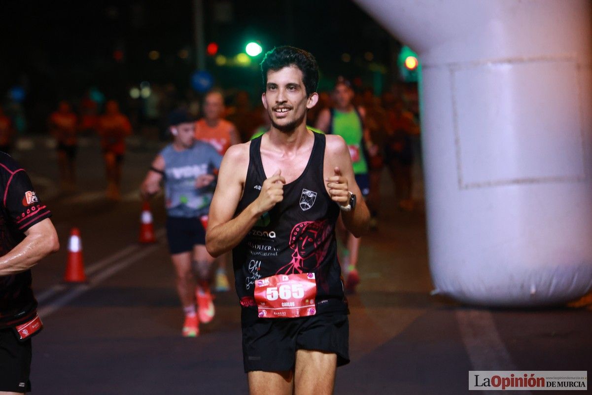 Las mejores imágenes de la carrera nocturna de Murcia