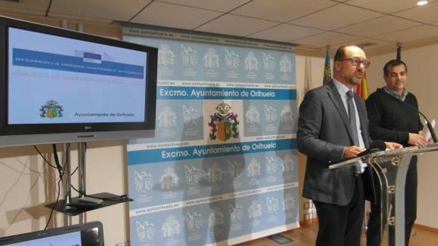 Bascuñana quiere que Europa le financie trece proyectos para relanzar Orihuela