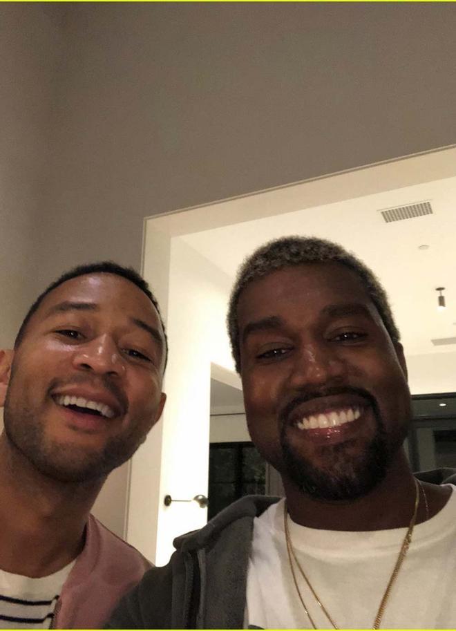 Kanye West y John Legend juntos