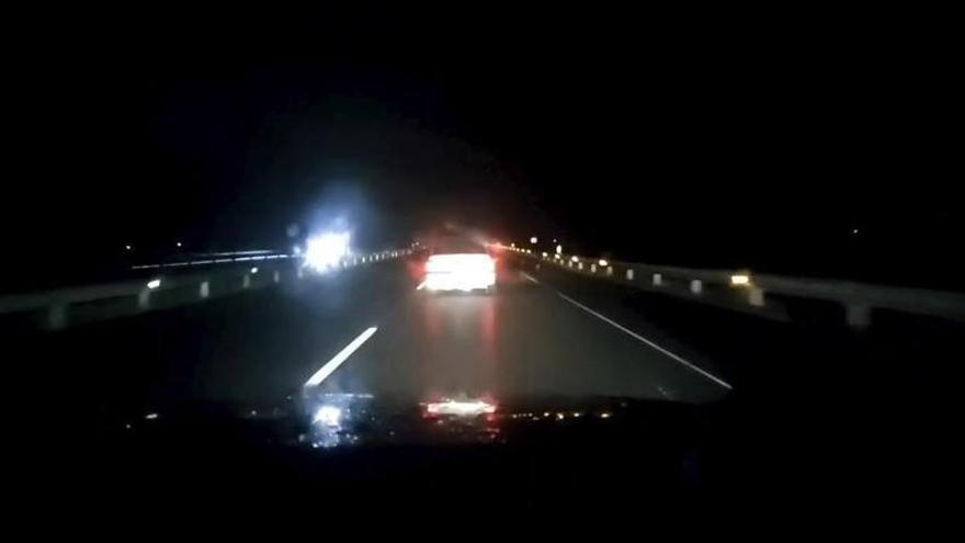 Vídeo | Conducción errátira y en zig-zag de un vecino de Talavera la Real