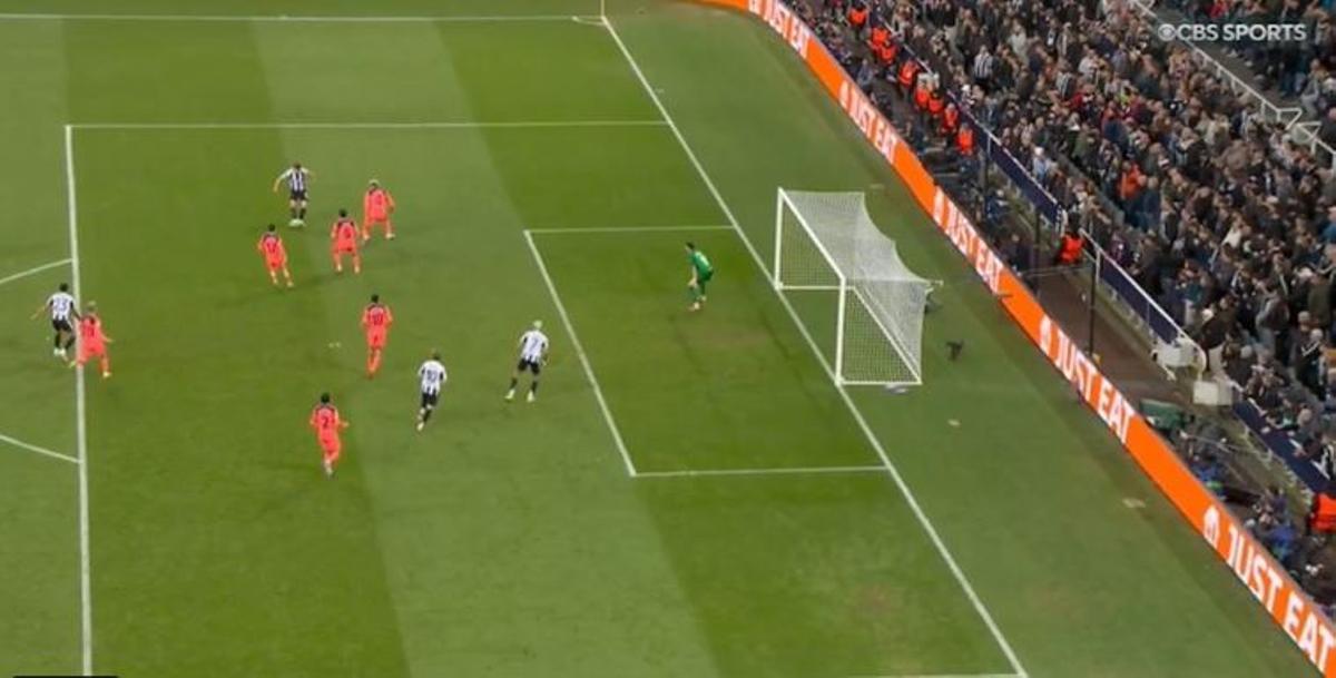 El gola nulado al Newcastle por fuera de juego