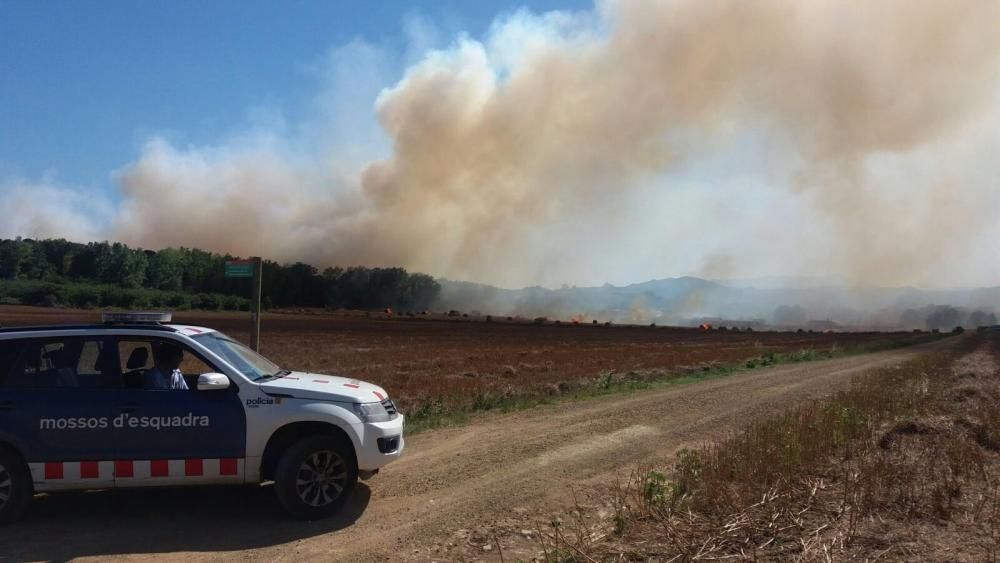 Incendi a Santa Coloma Residencial