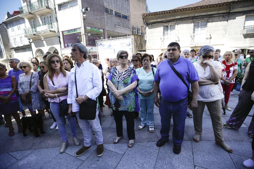 Lágrimas en Porriño por el crimen machista