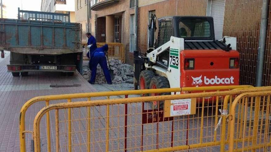 Obras realizadas en la zona hace dos años.