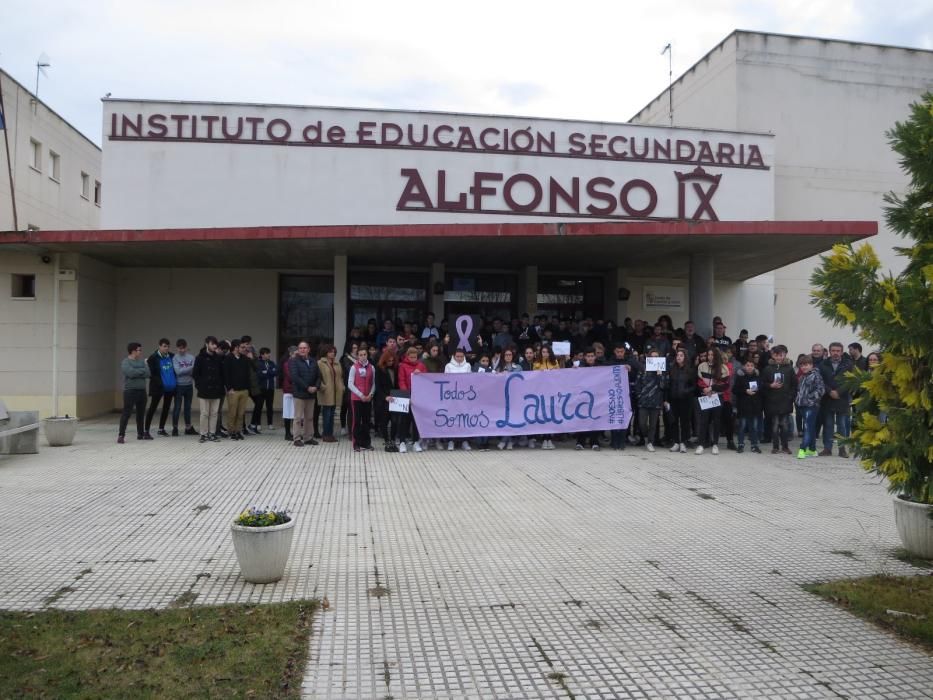 Concentración en el Instituto Alfonso IX