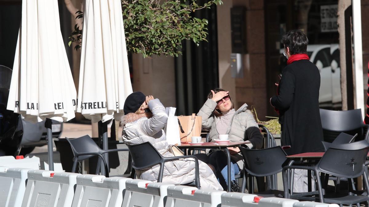 Los veladores han estado durante más de año y medio en la avenida Aragón