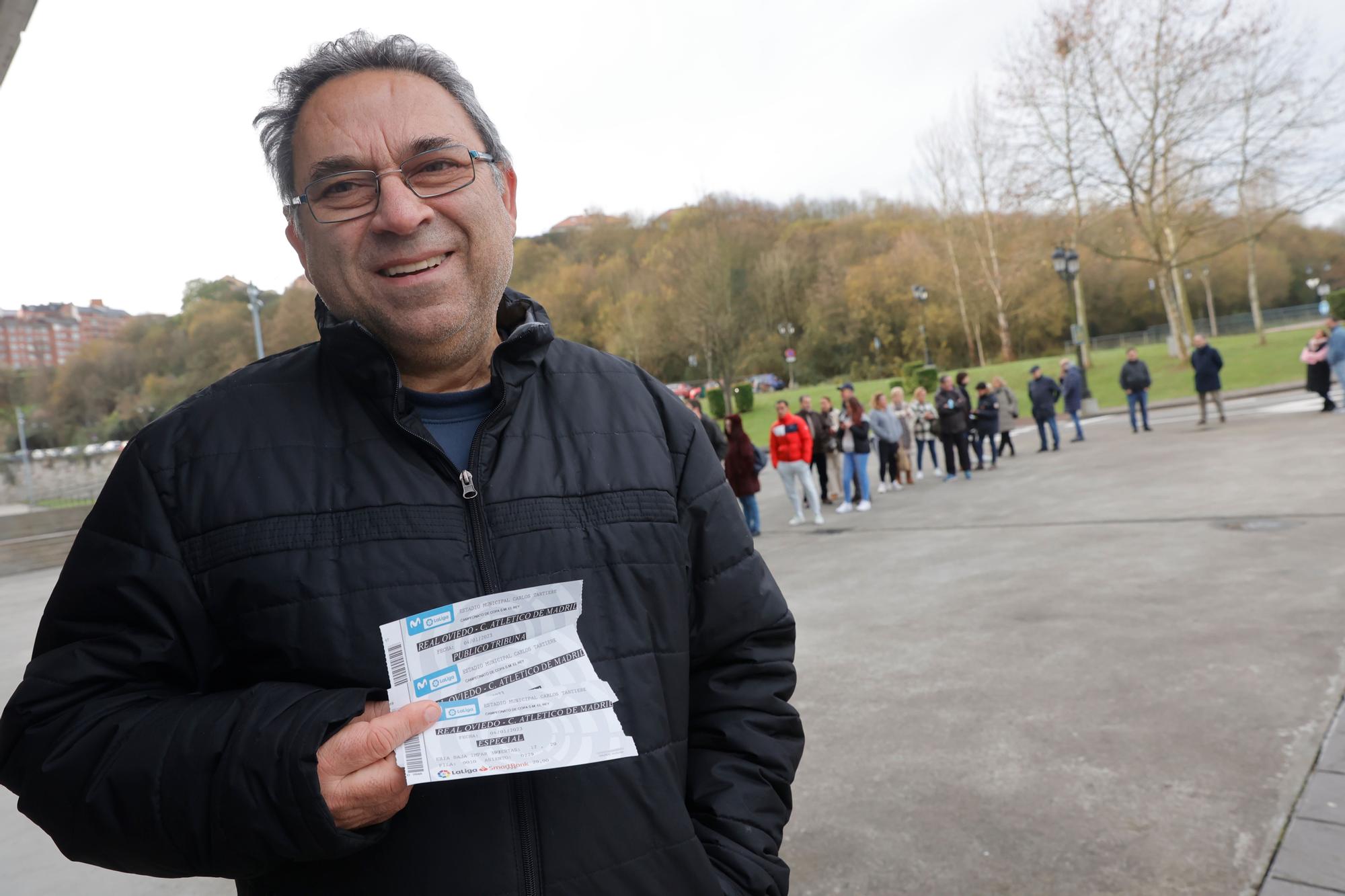 EN IMÁGENES: colas en el Tartiere para comprar entradas de Copa