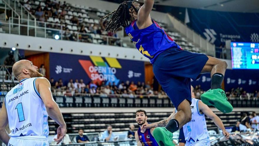Triomf d’un Barça molt irregular contra l'Andorra a la Lliga Catalana i el Lleida es converteix en el primer finalista