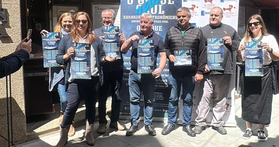 Presentación de las jornadas gastronómicas del pescado azul que organiza Emgrobes y se celebran hasta el 31 de mayo.