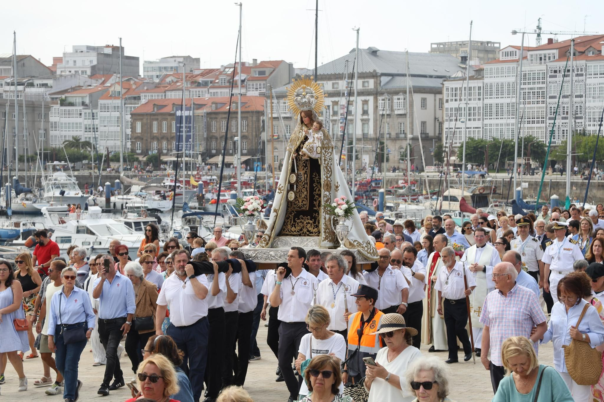 Procesión de la Virgen del Carmen en A Coruña