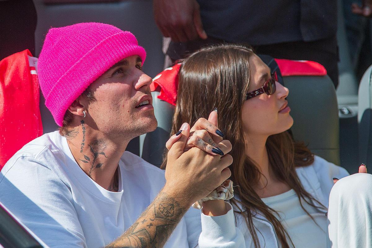 Justin Bieber y Hailey Baldwin.
