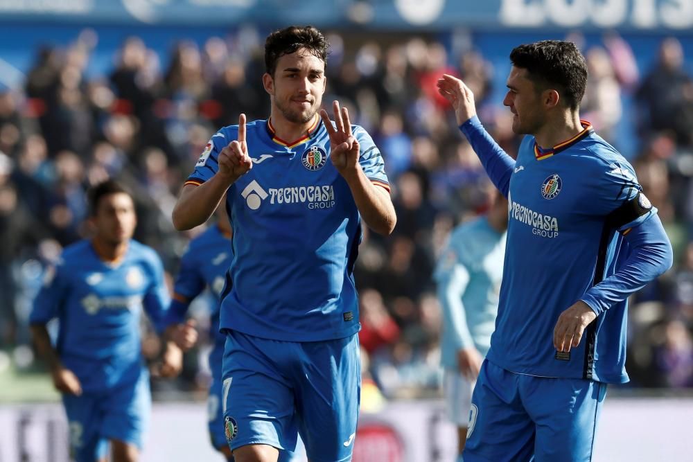 El Getafe - Celta, en imágenes. // EFE | Mariscal