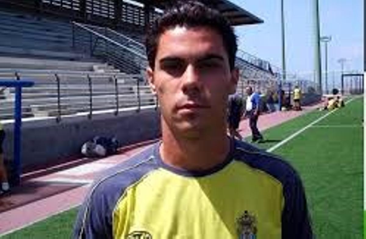 Scifo, en su ciclo como atacante de Las Palmas Atlético.