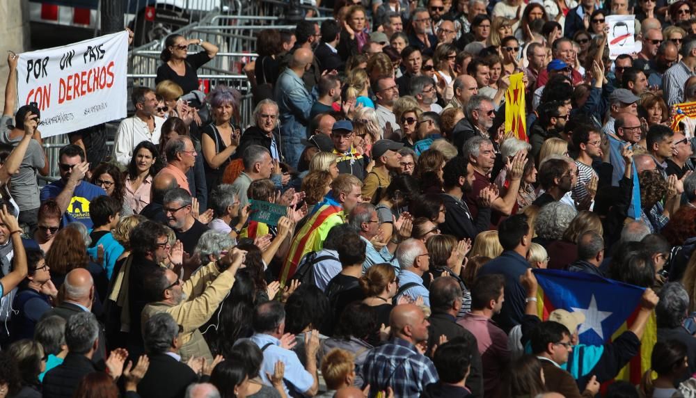 Concentració a Barcelona