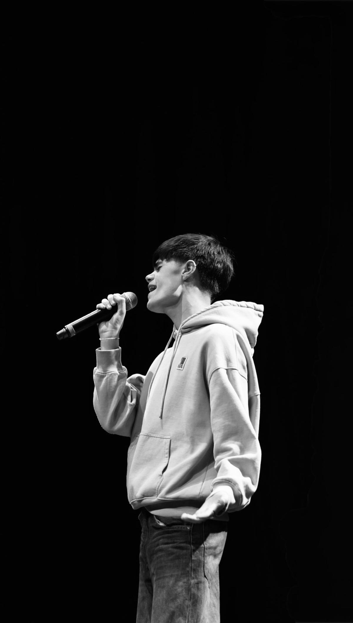 Lucas Queipo en una de sus actuaciones.