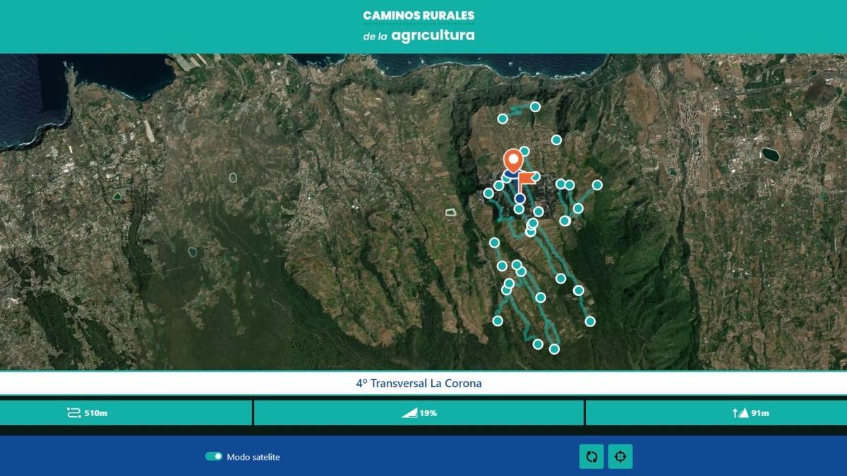 Los caminos señalizados y geolocalizados en Icod el Alto