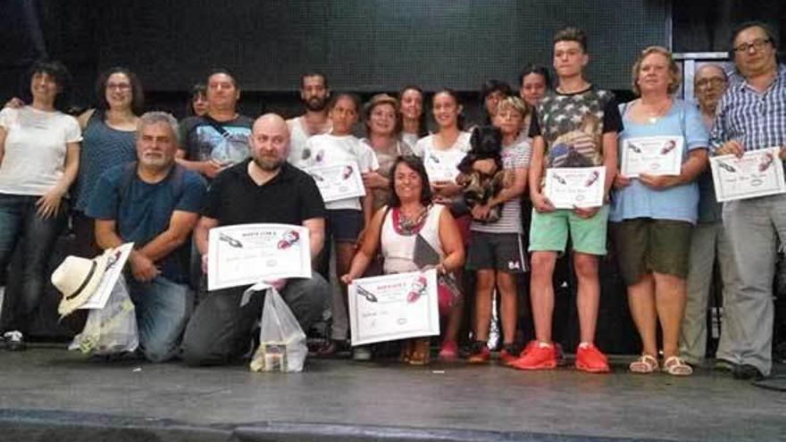 La entrega de premios del II Certamen de pintura de L&#039;Edrau.