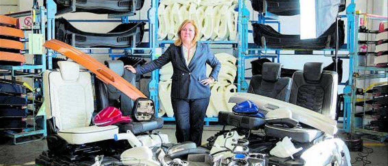 Pepa Torres, directora general de De Walker´s, uno de las empresas junto a Ford en Almussafes.