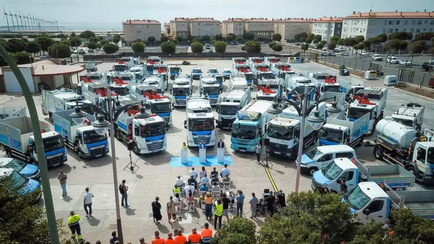 Nuevos camiones de recogida de basura selectiva en el Sureste de Gran Canaria