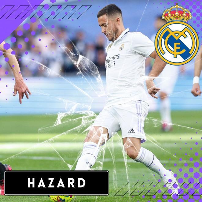 La aventura de Hazard en el Madrid, una de las más ruinosas de la historia del club, parece que se acabará este próximo verano. Ya ha agotado todo su crédito.