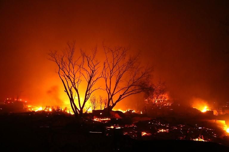 El devastador incendio de California, en imágenes