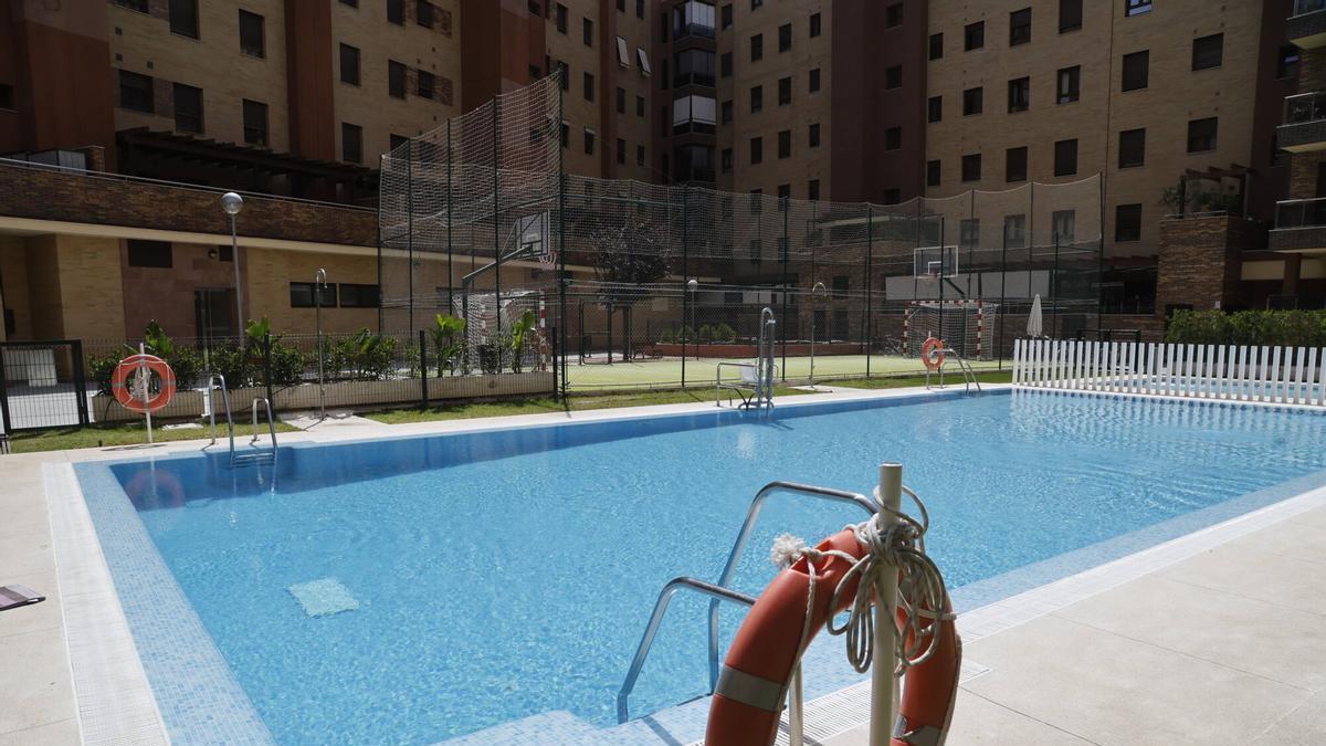 Piscinas comunitaria comunidad bloque vecinos.