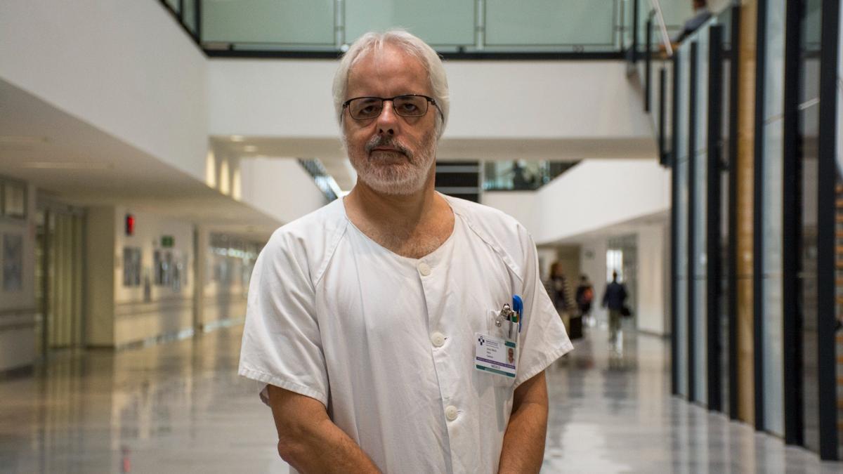 Jesús María de la Hera, el responsable del Laboratorio de Imagen Cardíaca del HUCA