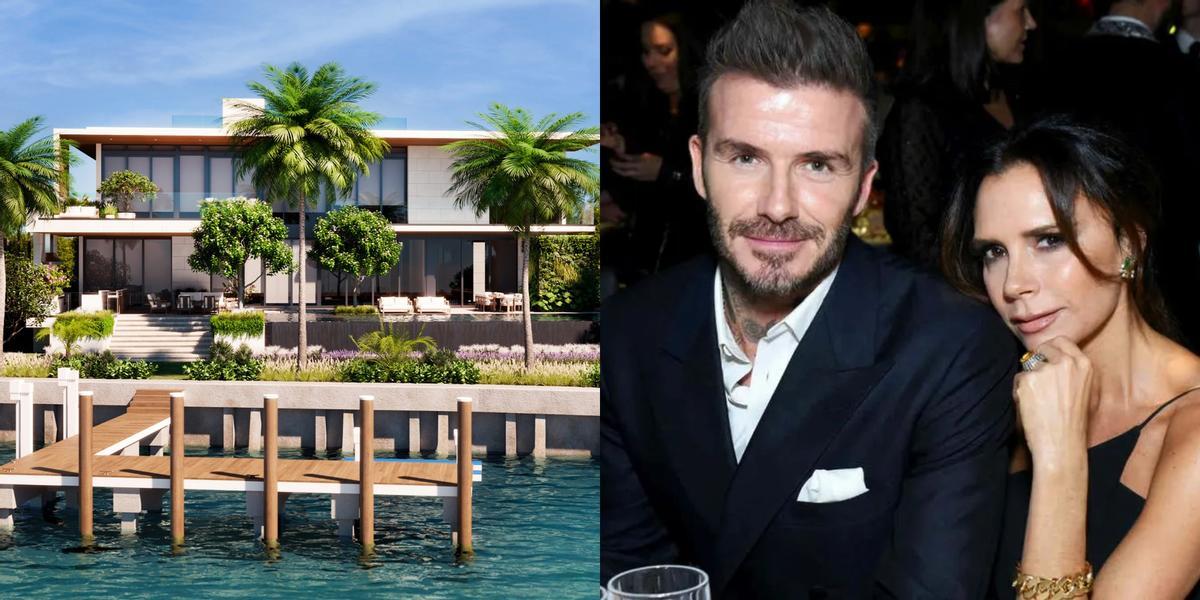 La nueva mansión de los Beckham en Miami Beach.