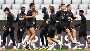 El Real Madrid entrena en Múnich antes de su encuentro ante el FC Bayern