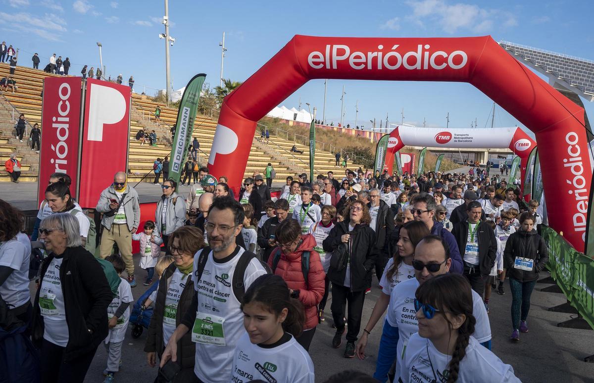Barcelona corre contra el cáncer en el Fòrum