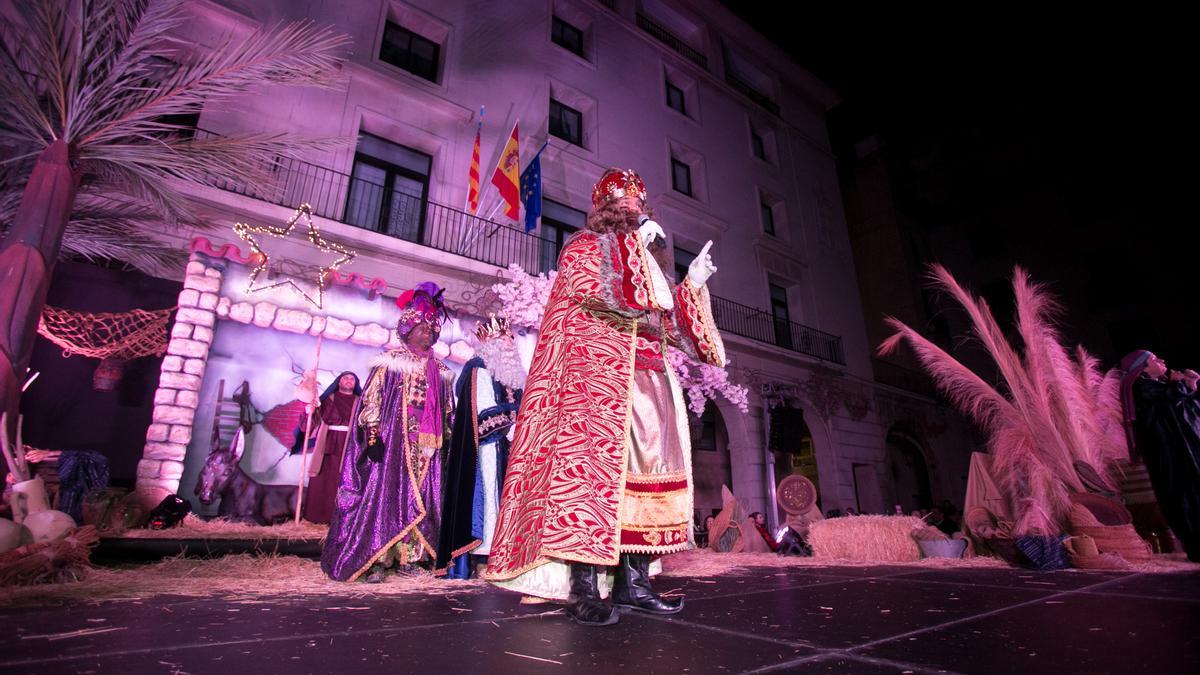 Un instante de la cabalgata de Reyes Magos celebrada el pasado mes de enero.