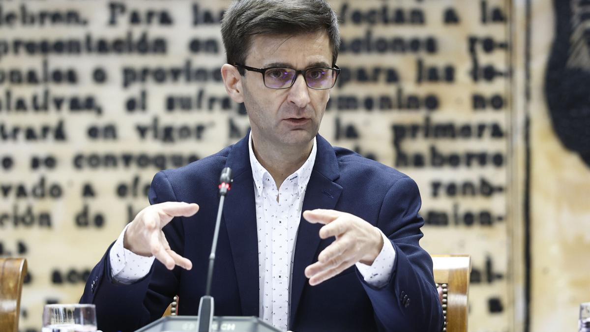 El presidente de RTVE, José Pablo López, comparece ante la Comisión Mixta de Control Parlamentario de la Corporación RTVE y sus sociedades, el pasado 6 de febrero.