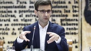 El presidente de RTVE, José Pablo López, comparece ante la Comisión Mixta de Control Parlamentario de la Corporación RTVE y sus sociedades, el pasado 6 de febrero. 
