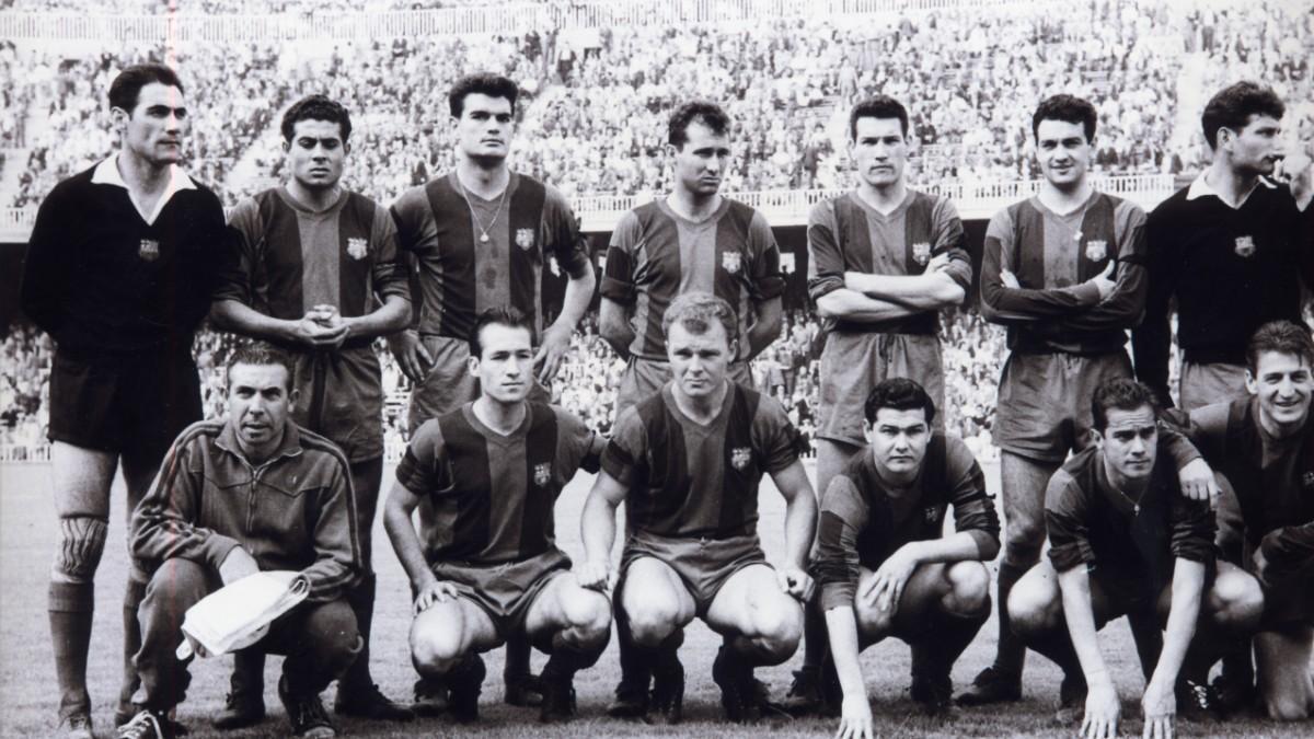 Un once del Barça del año 1959