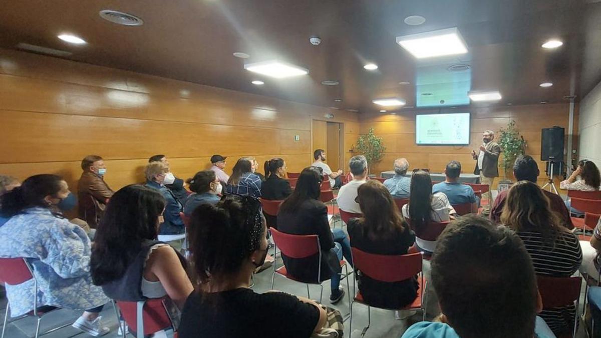 Ramón Guinarte, durante la acción formativa.  | // CEDIDA