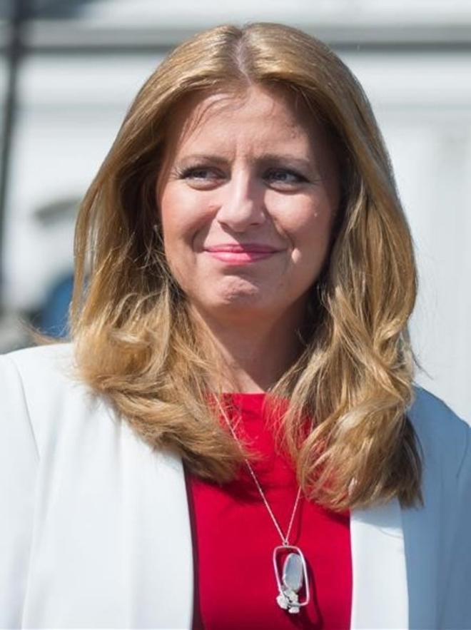 La presidenta eslovaca, Zuzana Caputova.