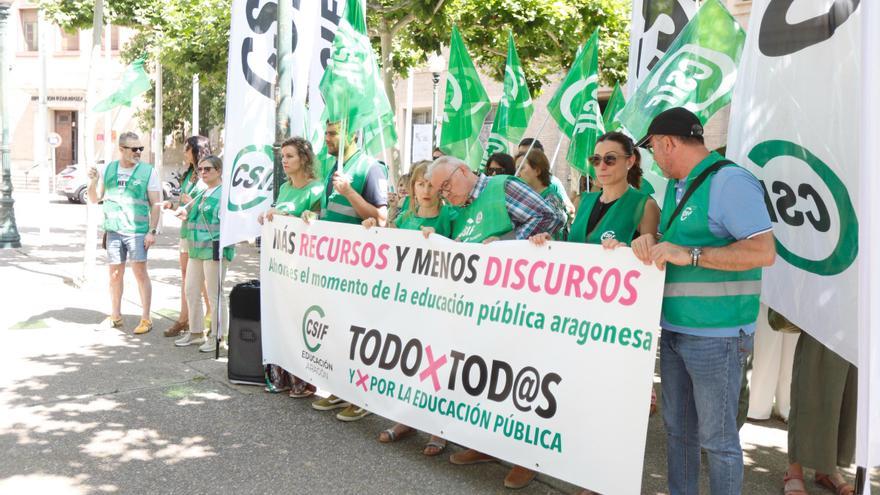 Al menos 50 colegios de Aragón tienen problemas de falta de personal no docente