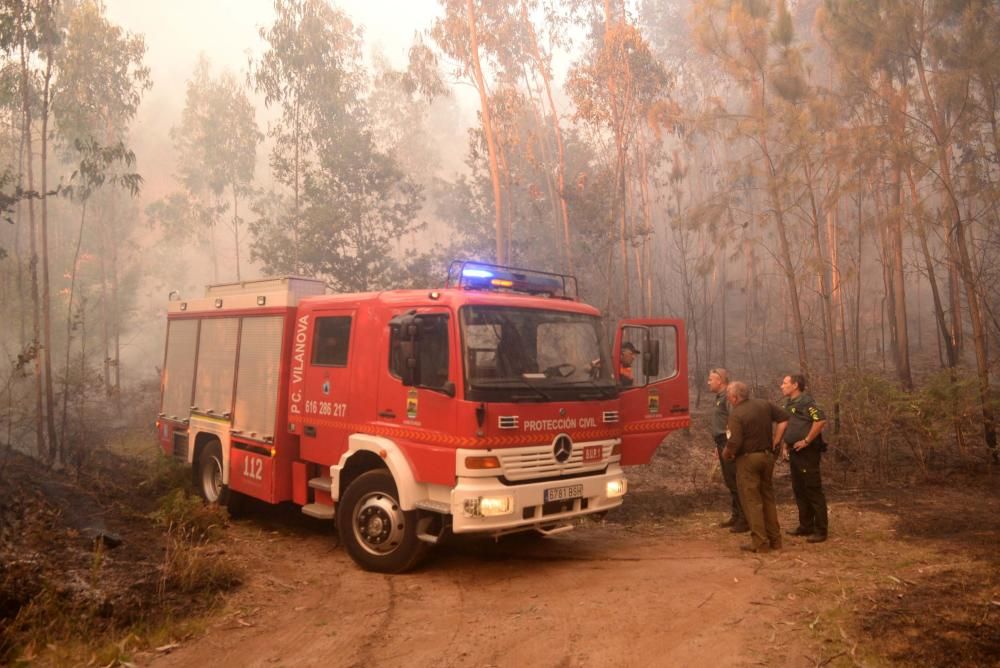 El fuego arrasa 6.000 hectáreas en Galicia