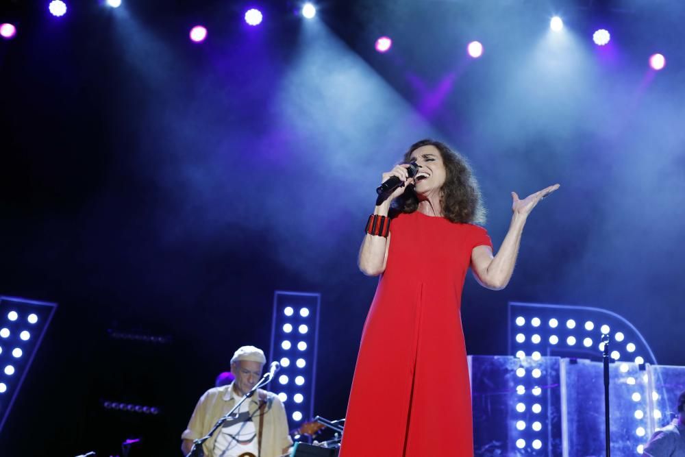 Ana Belén actúa en los conciertos de Viveros