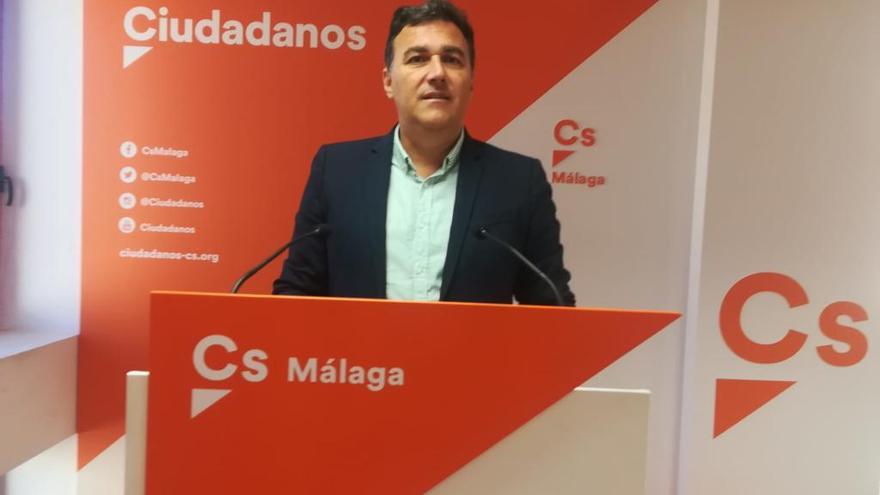 El parlamentario andaluz y portavoz de Ciudadanos en Málaga, Carlos Hernández White