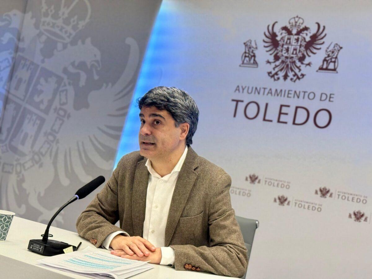 Juan José Alcalde, portavoz municipal durante la Junta de Gobierno Local