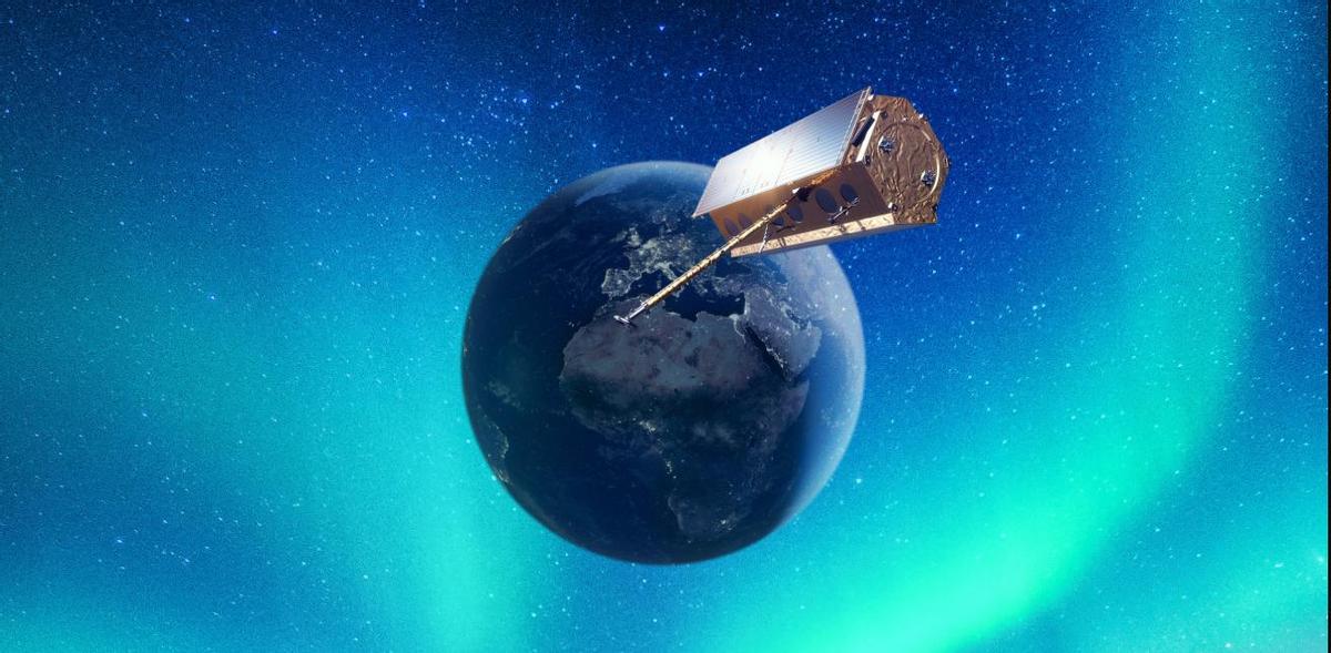 Recreación del satélite de observación Paz, de Hisdesat
