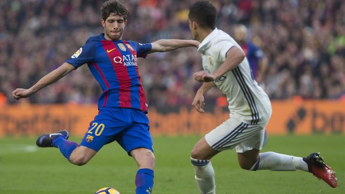 Sergi Roberto ha de mejorar a la hora de mirar más a puerta según los técnicos